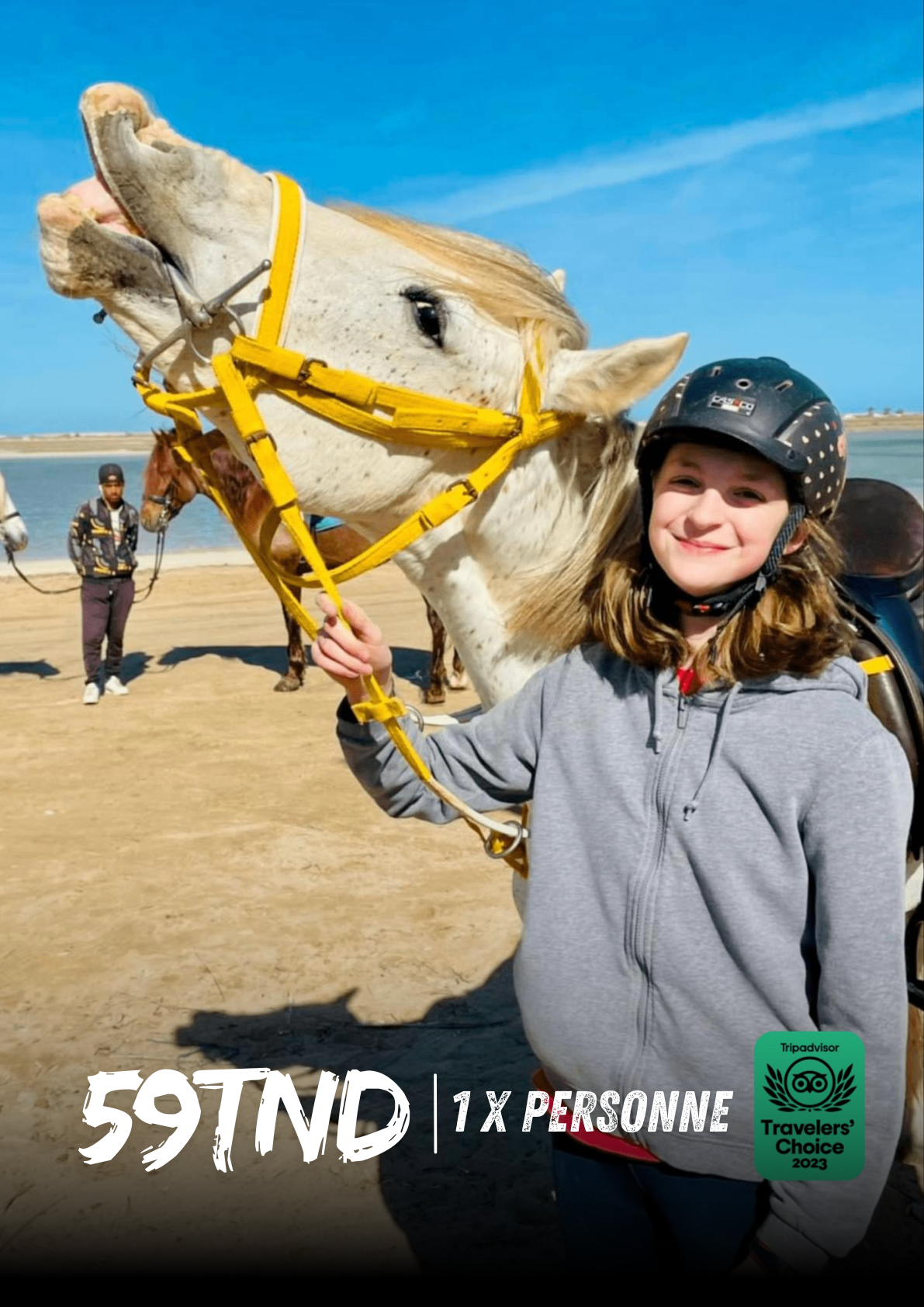 Initiation à l'Équitation pour Enfant 01 heure à Djerba