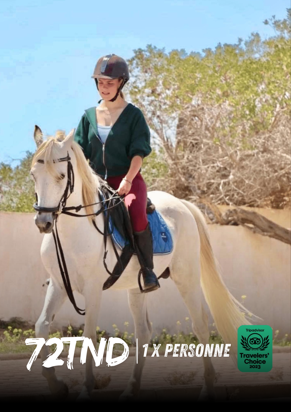 Cours particulier d'Équitation 50min à Djerba