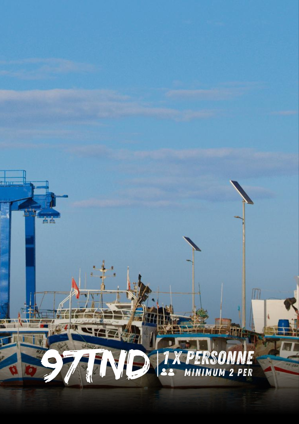Balade en mer & Pêche à Borj Jilij Djerba (97TND/per)