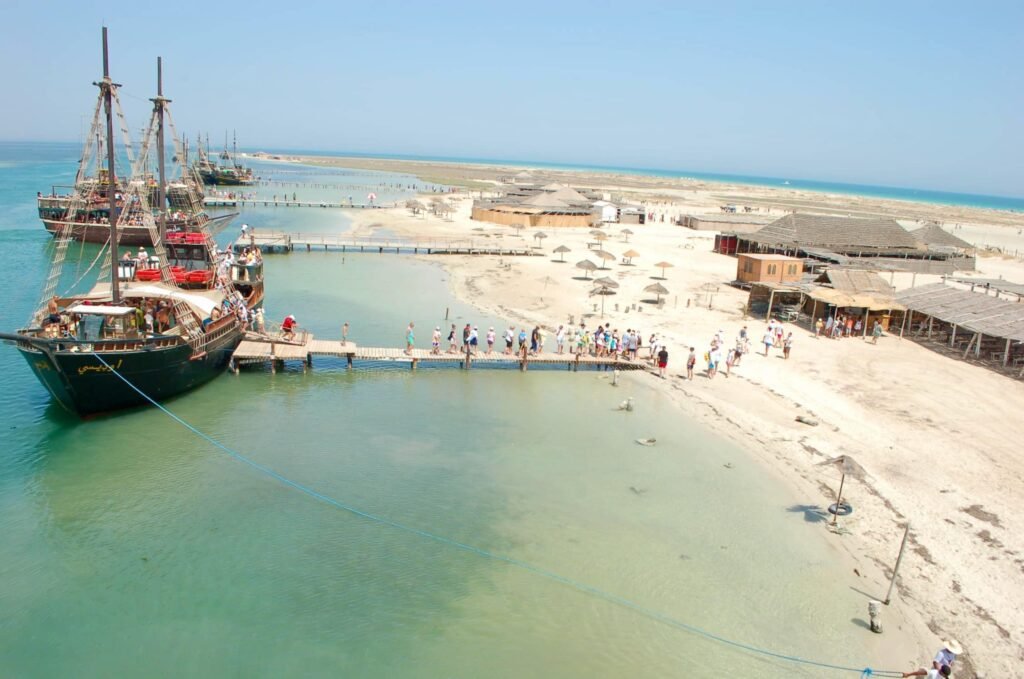 île des Flamants Roses en Bateau avec Albatros - Odyssée - Alyssa à Djerba I Menu Odyssée – Image 11
