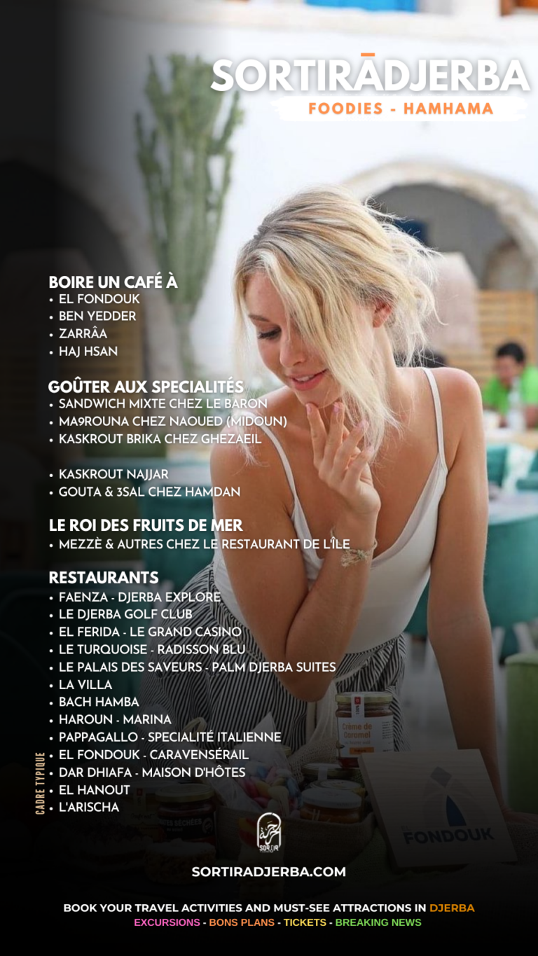 Foodies & Hamhama in Djerba Summer 2025