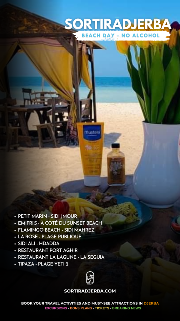 Beach Day ( no alcohol ) in Djerba Summer 2025