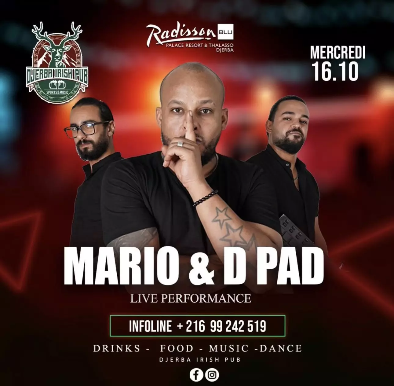 djerba Irish pub Radisson Blu djerba sortiradjerba