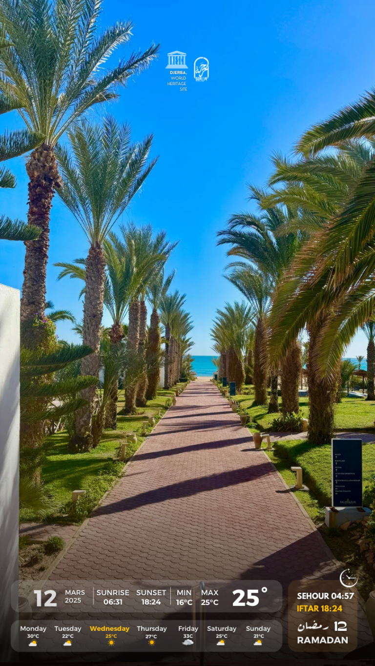 Météo Djerba mercredi 12.03.2025