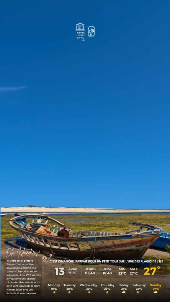 Météo Djerba dimanche 13.04.2025