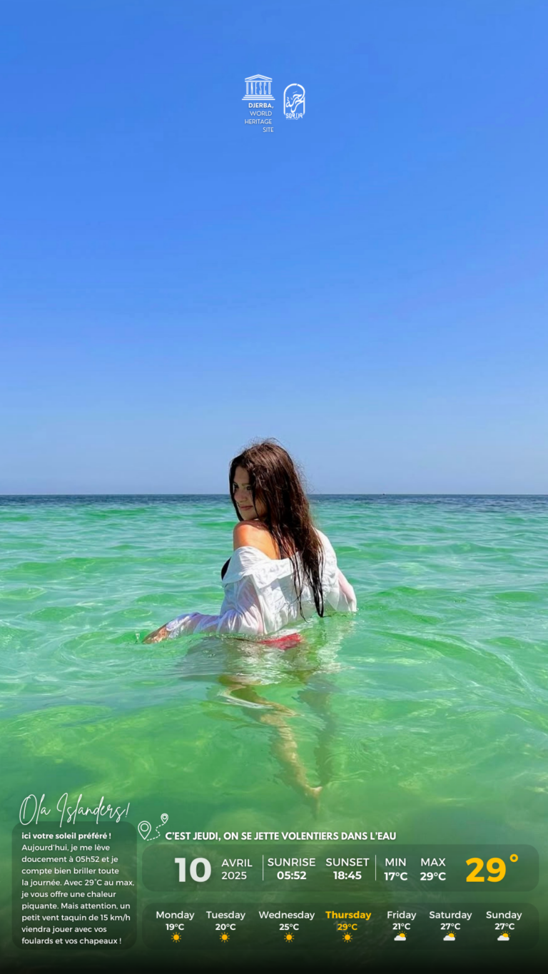 Météo Djerba jeudi 10.04.2025