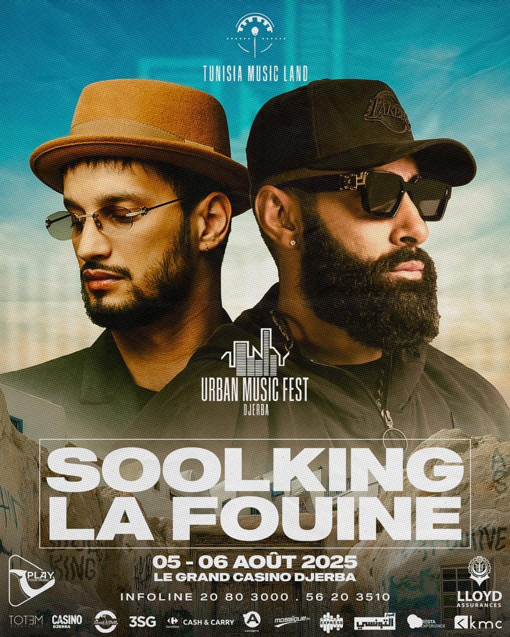 URBAN MUSIC FEST 2K25 : SOOLKING - LA FOUINE I Casino Djerba
