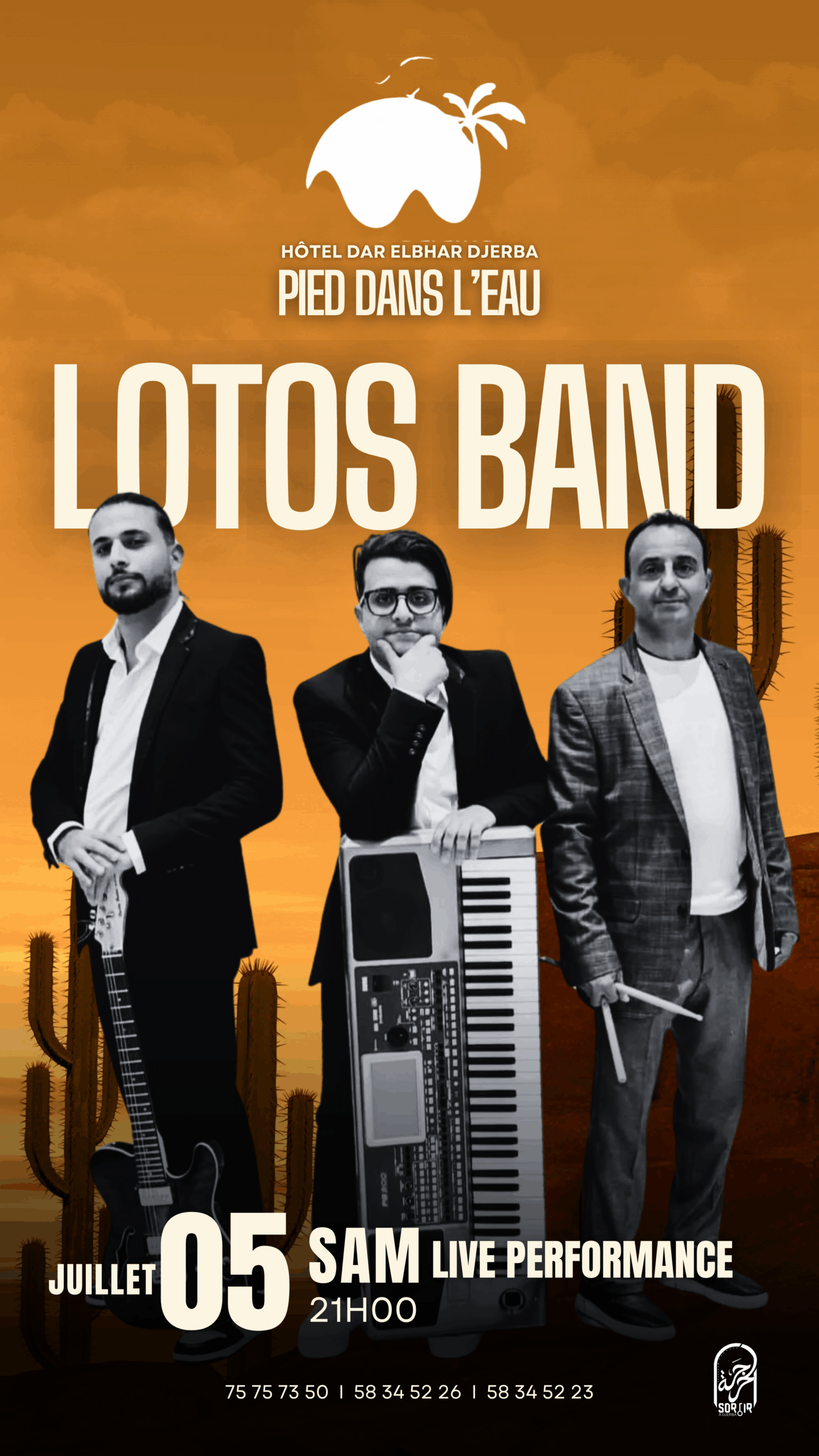 Hôtel Dar ElBhar : Lotos Band - Live Performance
