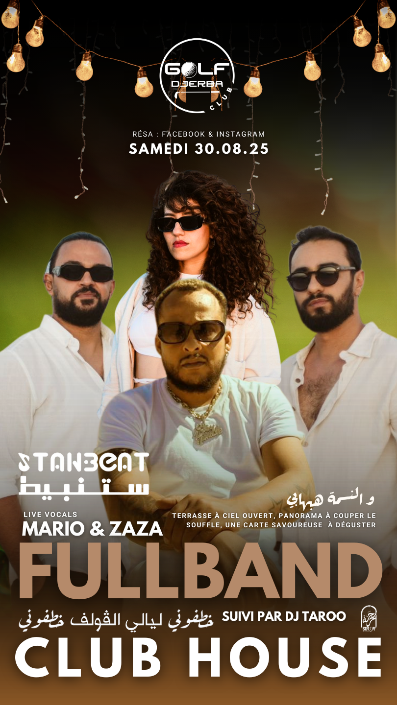 Djerba Golf Club : Stanbeat - FULLBAND - Mario & Zaza