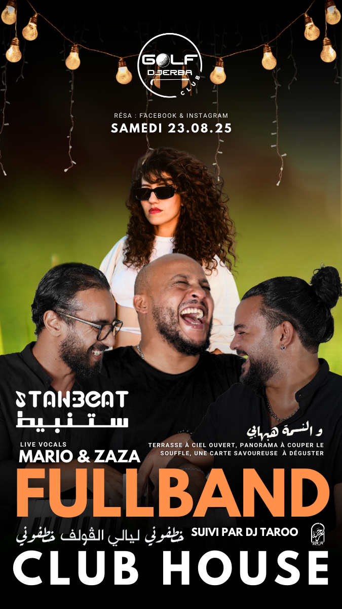 Djerba Golf Club : Stanbeat - FULLBAND - Mario & Zaza