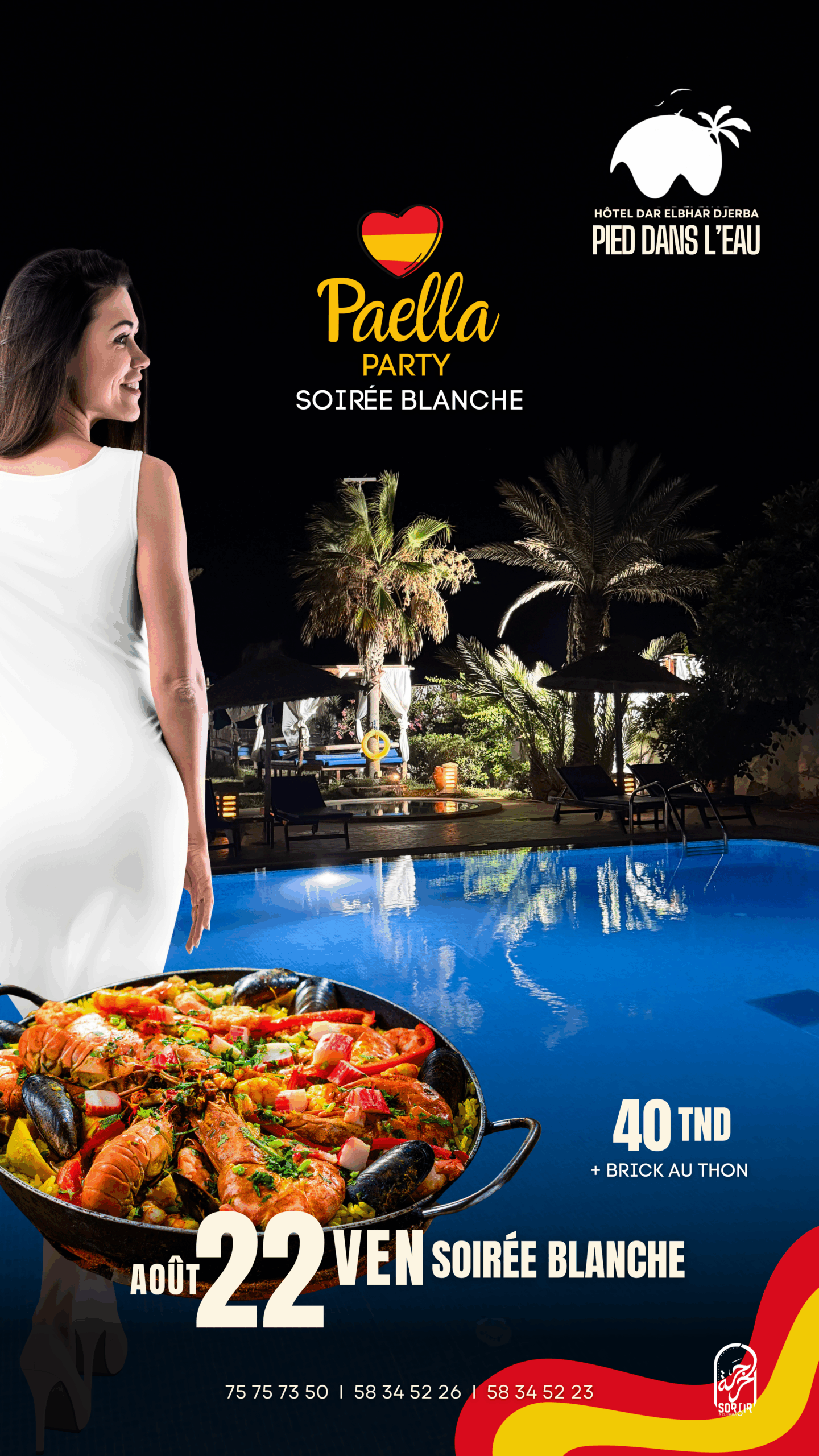 Hôtel Dar ElBhar : Paella Party & Dj Blackstar