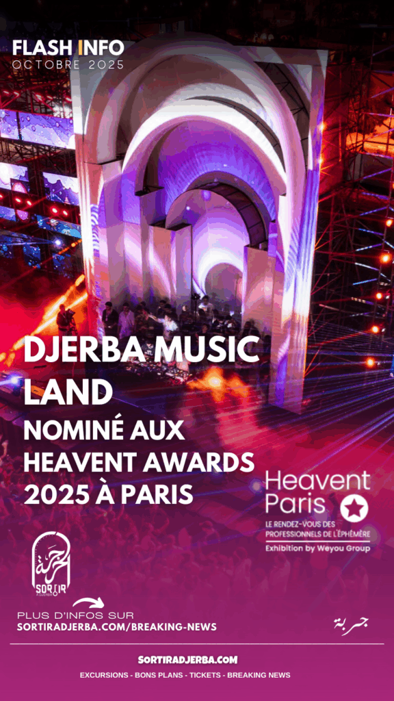 Djerba Music Land touche les étoiles : l’île des rêves en compétition aux Heavent Festival Awards 2025