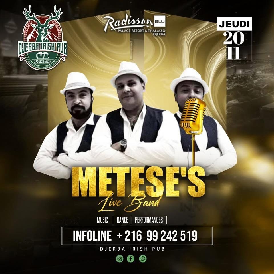 Djerba Irish Pub - Radisson Blu Djerba : Meteses Band