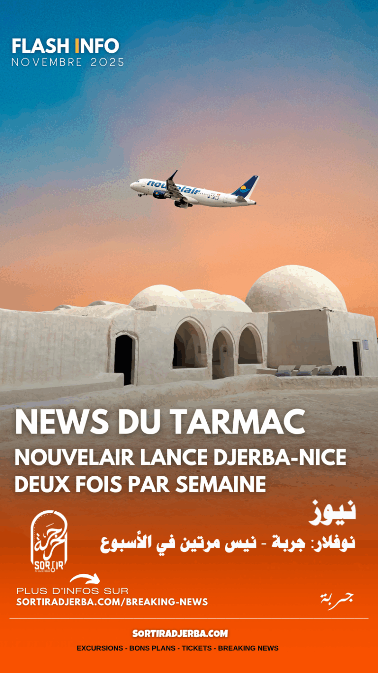 Breaking News du tarmac : Nouvelair lance Djerba-Nice