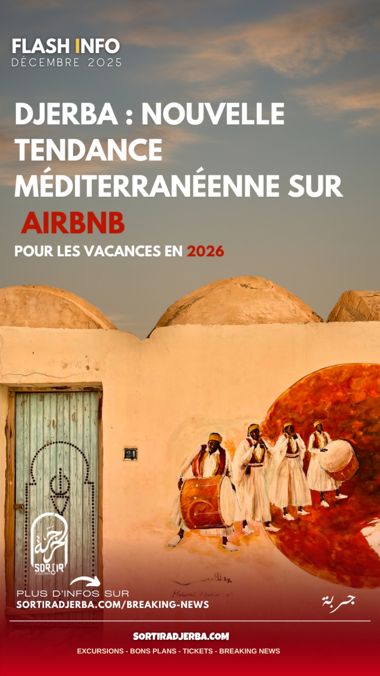 Djerba : nouvelle tendance méditerranéenne sur Airbnb pour les vacances 2026 