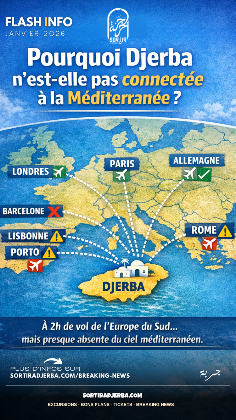 Connectivité aérienne : Est ce que Djerba est oubliée ?