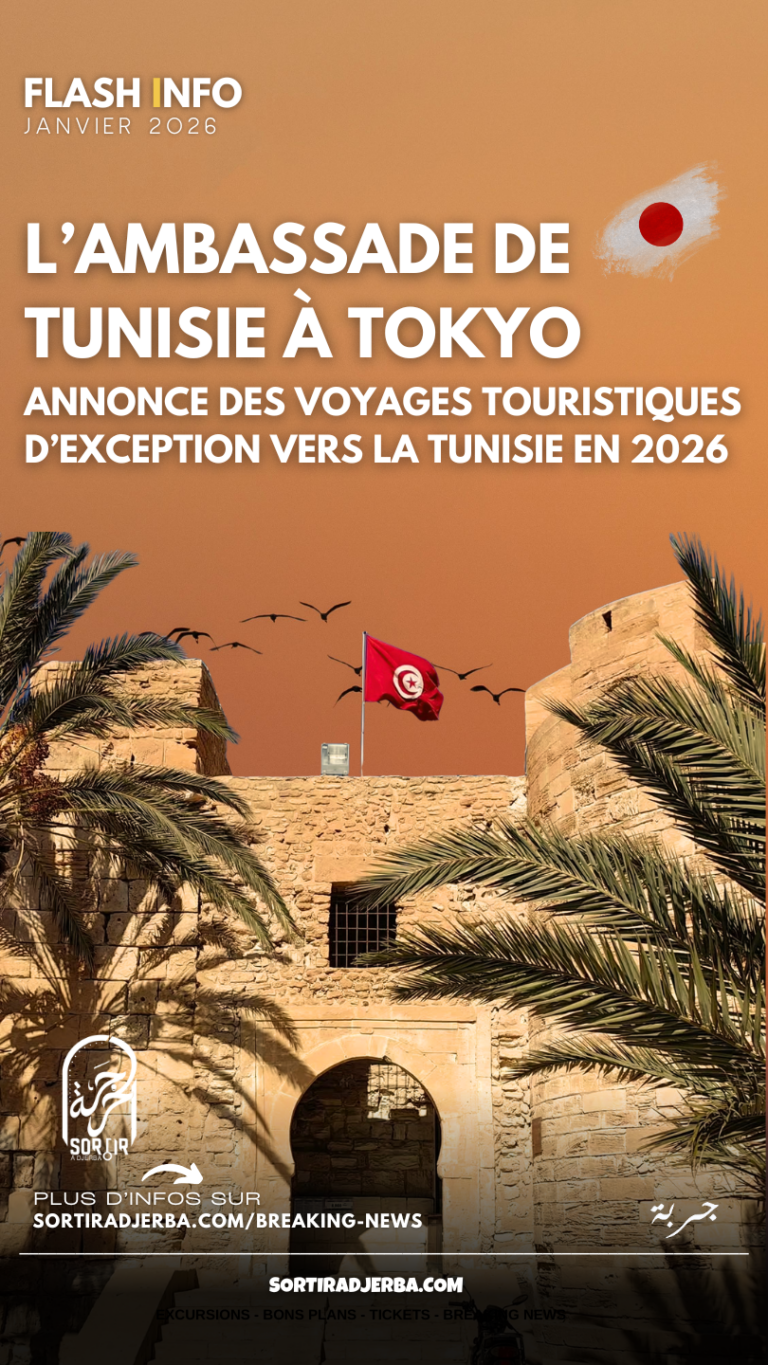 Tourisme : L'Ambassade de Tunisie à Tokyo annonce des voyages touristiques d'exception vers la Tunisie en 2026