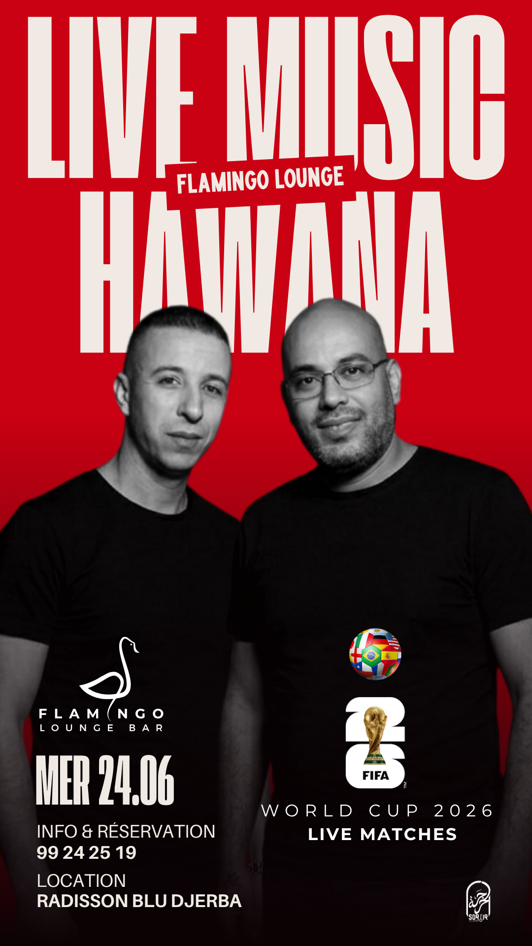 Flamingo Lounge Bar - Radisson Blu Djerba : Hawana - Live Performance