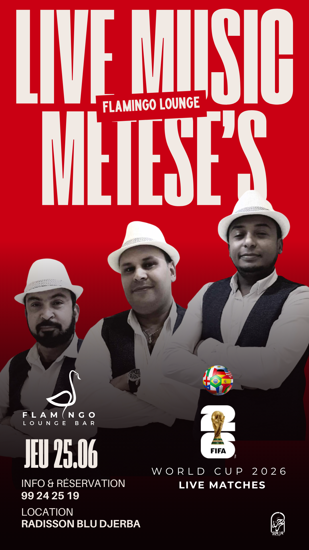 Flamingo Lounge Bar - Radisson Blu Djerba : Meteses - Live Performance