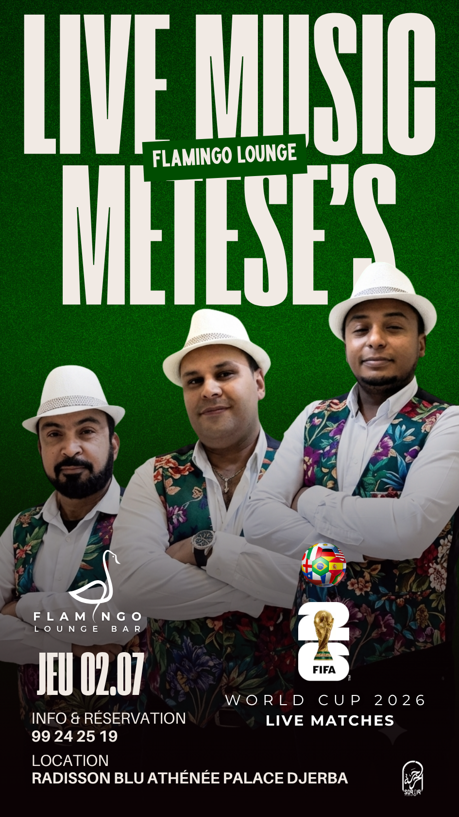 Flamingo Lounge Bar - Radisson Blu Djerba : Meteses - Live Performance