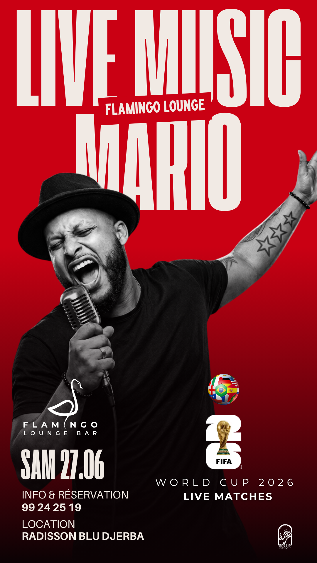 Flamingo Lounge Bar - Radisson Blu Djerba : Mario - Live Performance