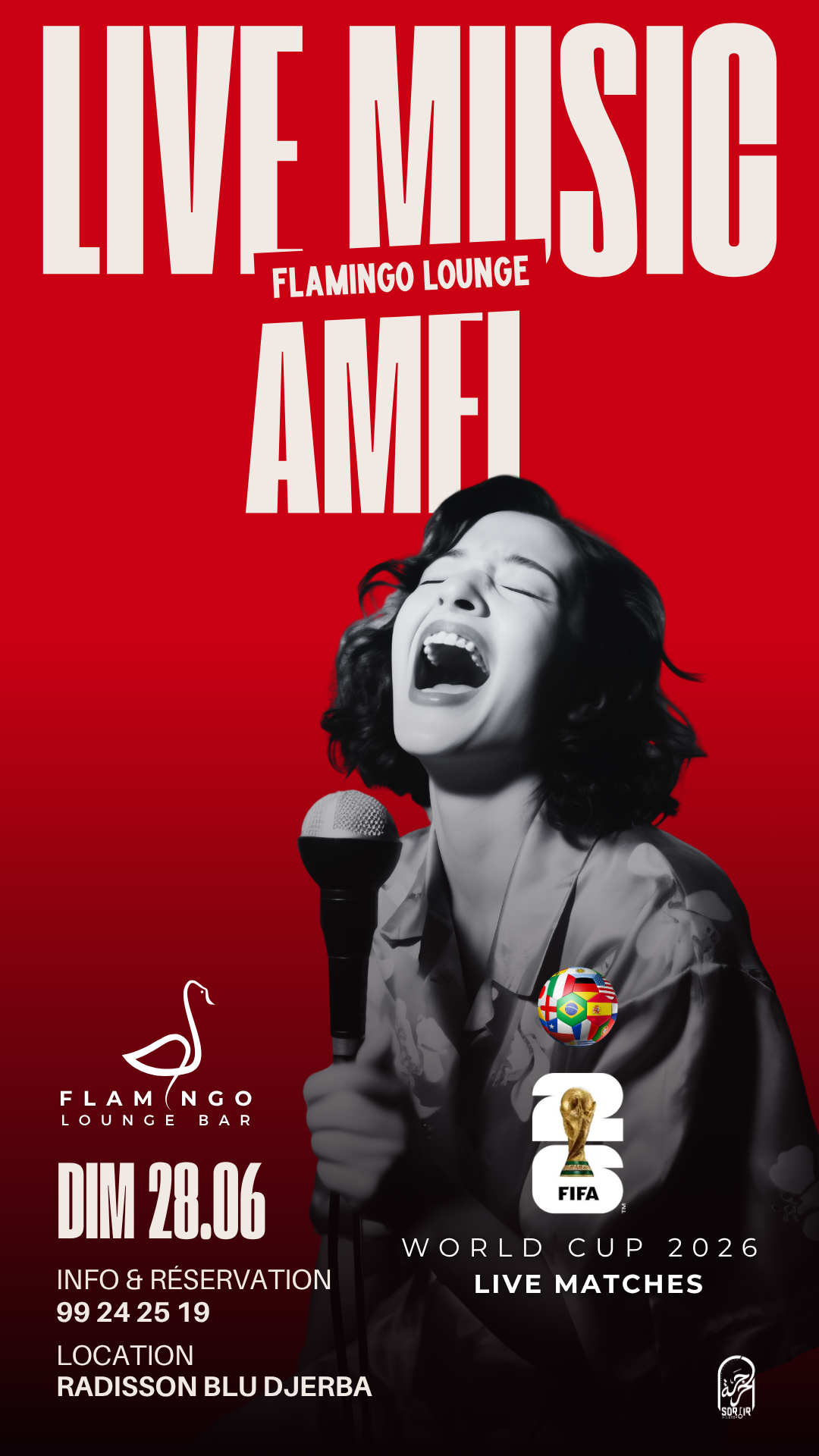 Flamingo Lounge Bar - Radisson Blu Djerba : Amel - Live Performance
