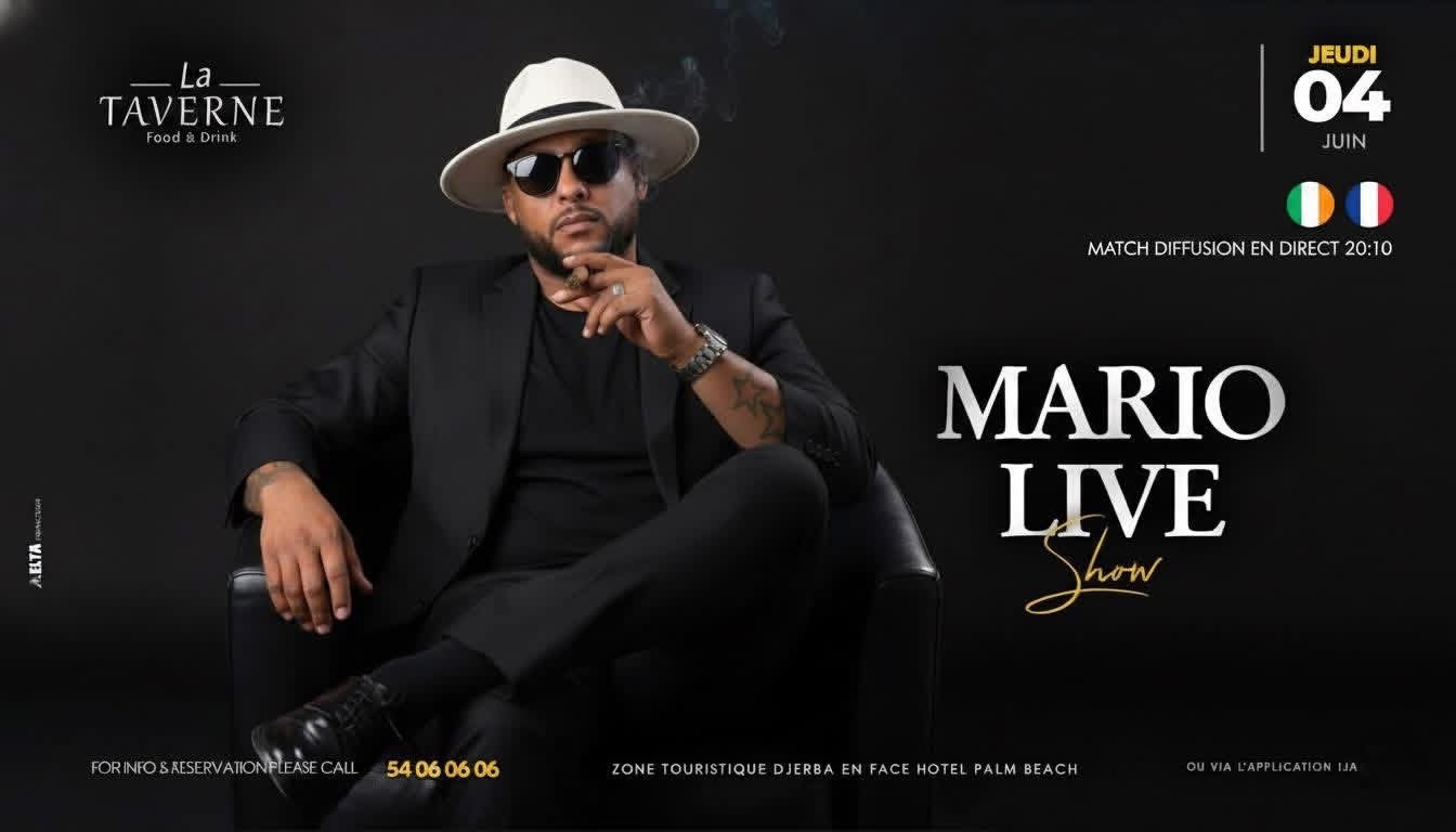 Taverne Djerba : Mario - Live Performance