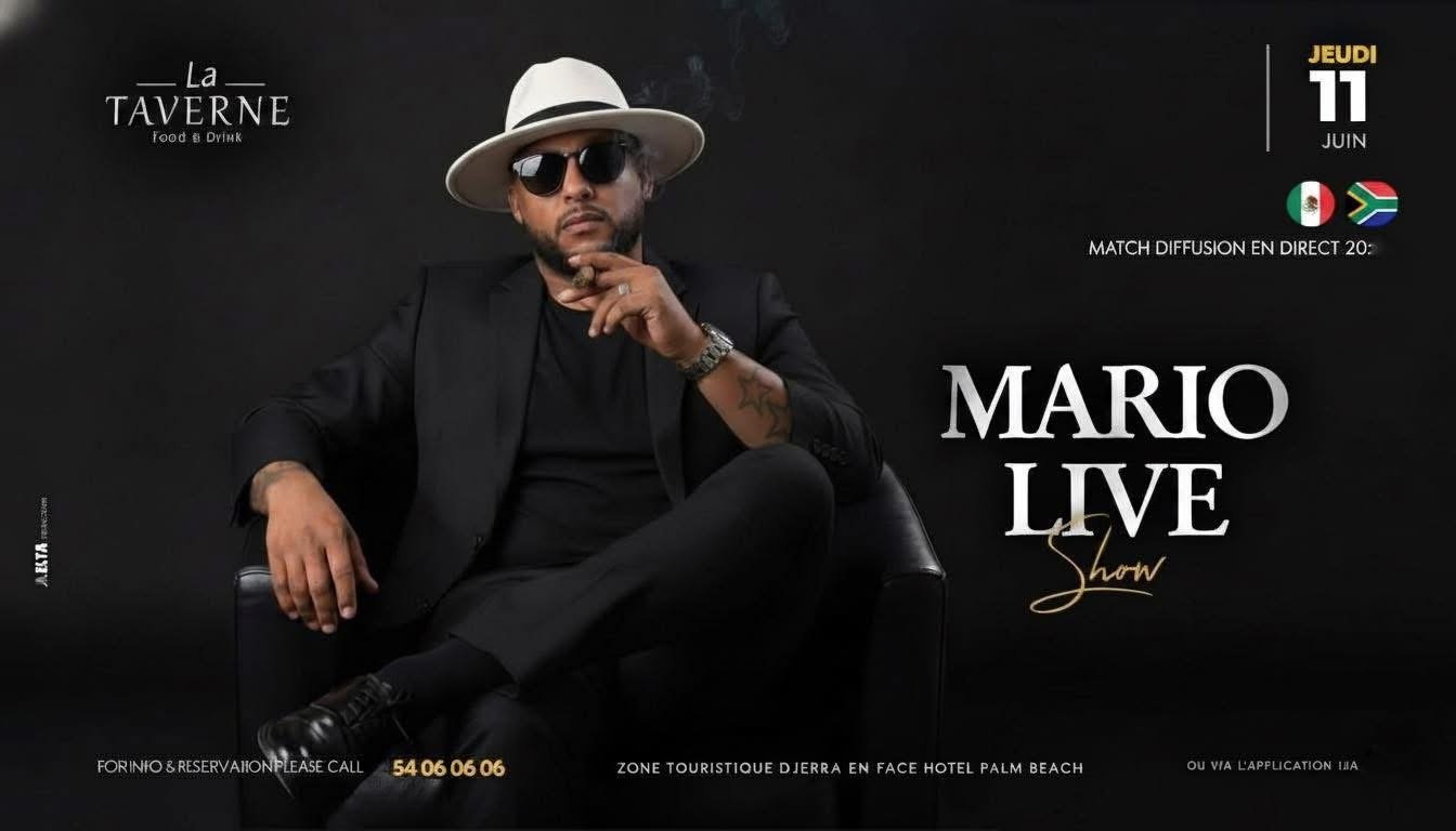 Taverne Djerba : Mario - Live Performance