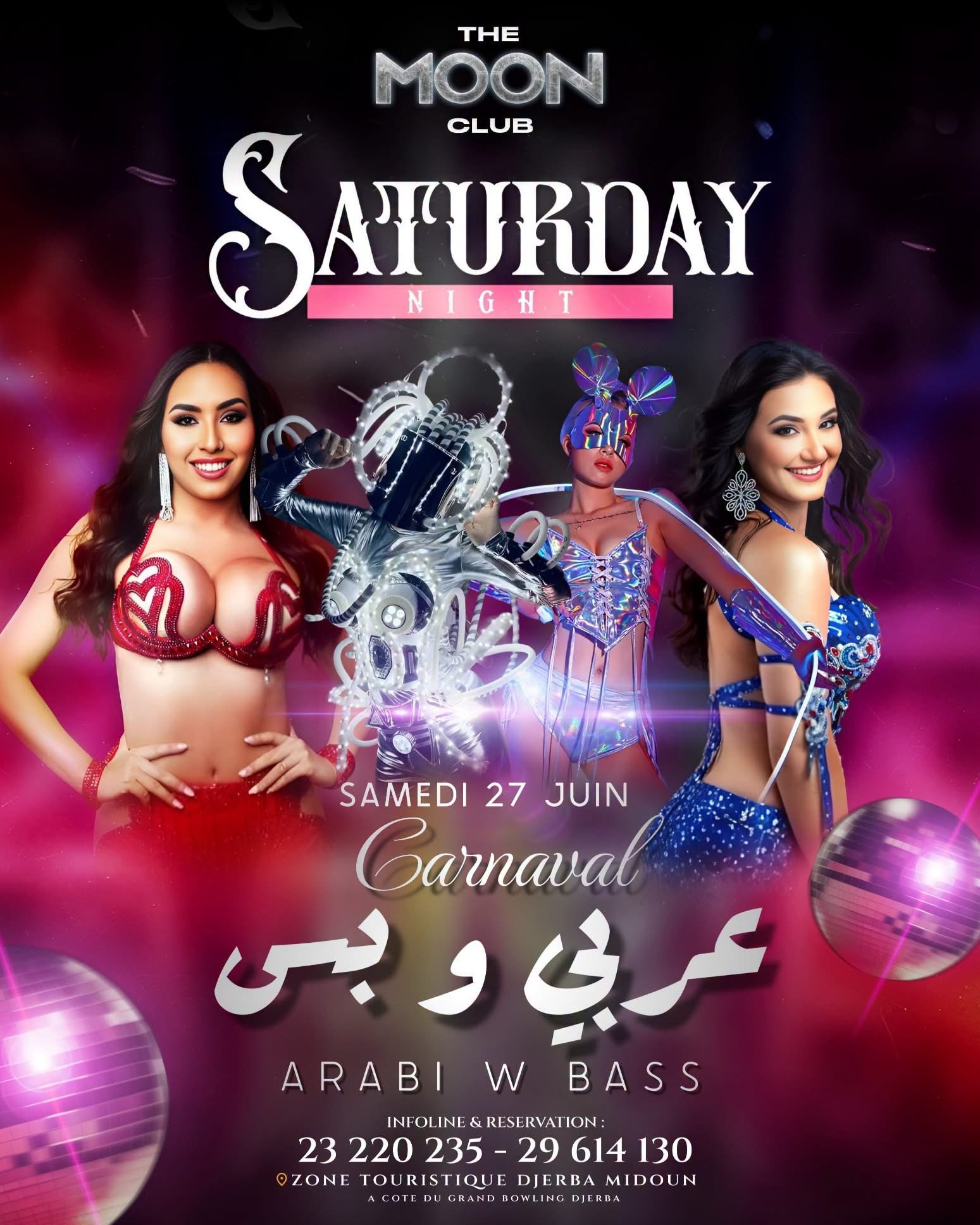 The Moon Club Djerba : Carnaval Arbi w Bess