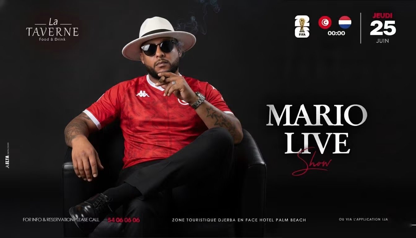 Taverne Djerba : Mario - Live Performance