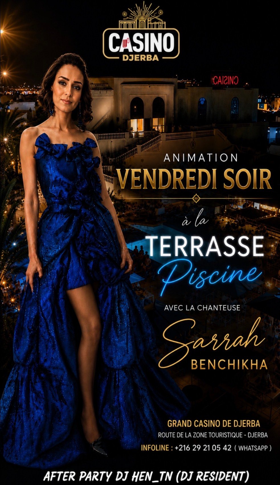 Le Grand Casino Djerba : Sarah Bench - Live Performance