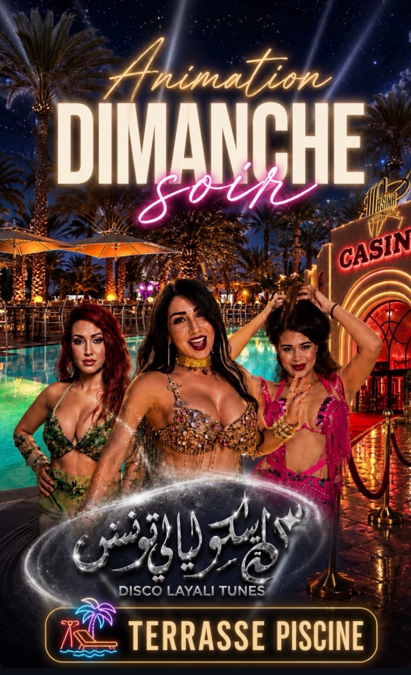 Le Grand Casino Djerba : Disco Layali Tounes