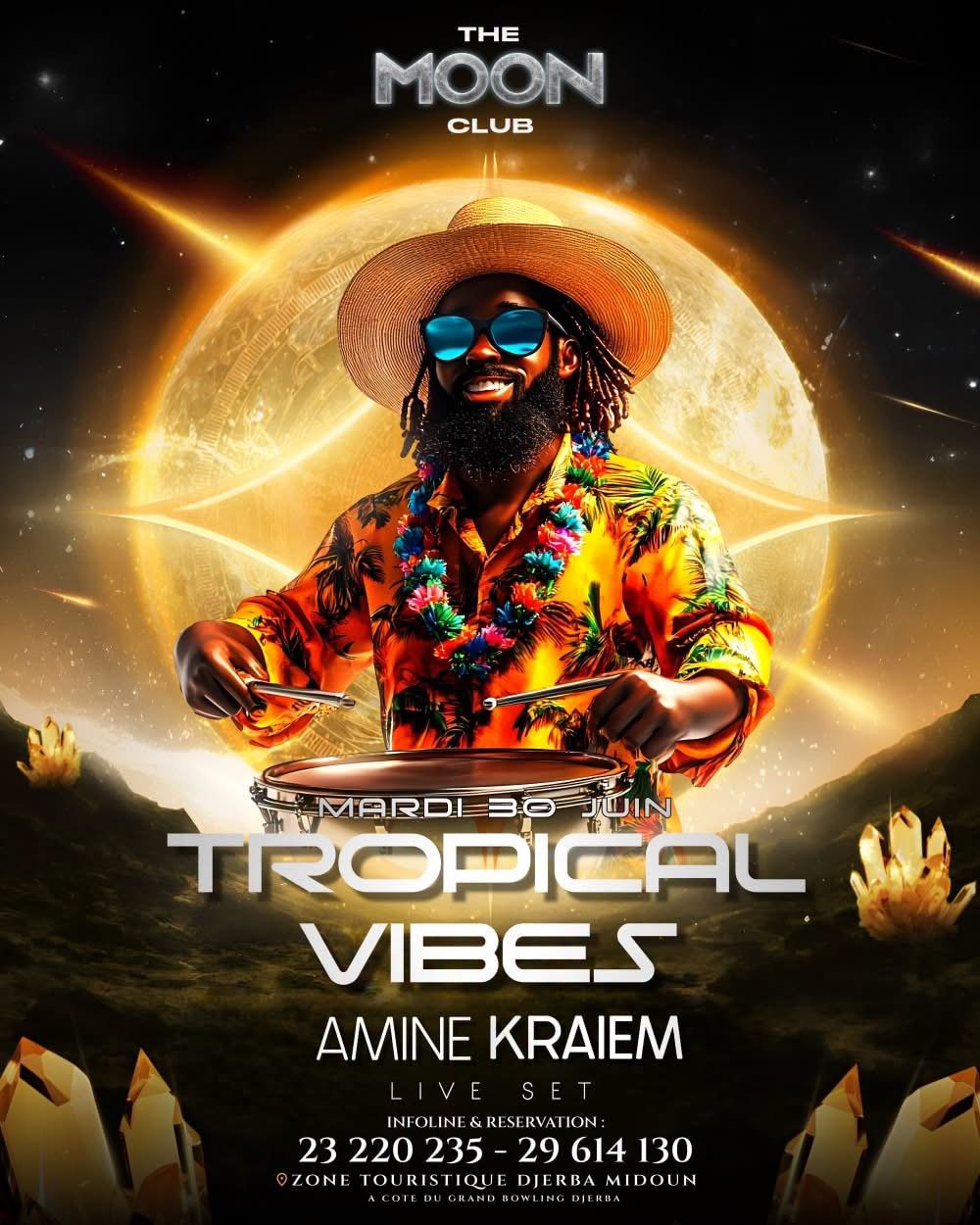 The Moon Club Djerba : Tropical Vibes
