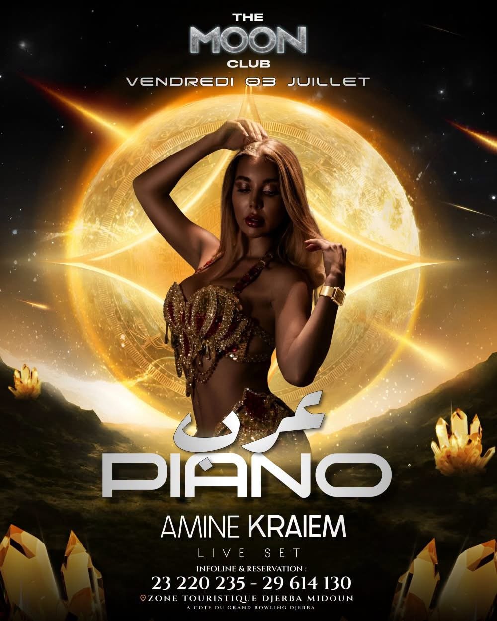 The Moon Club Djerba : ArabPiano
