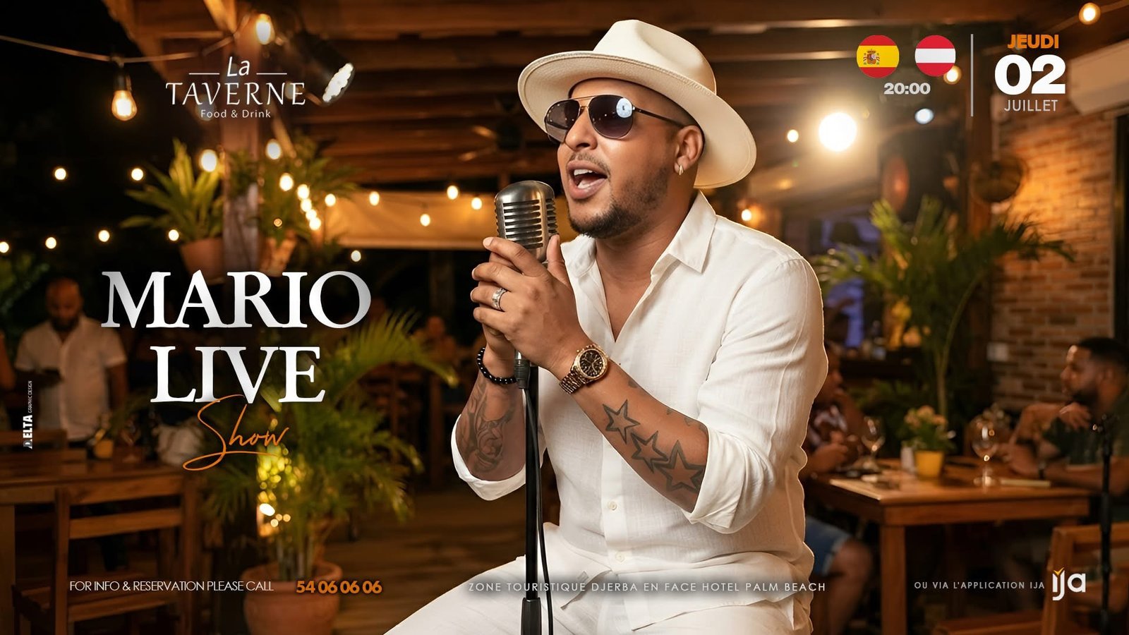 Taverne Djerba : Mario - Live Performance