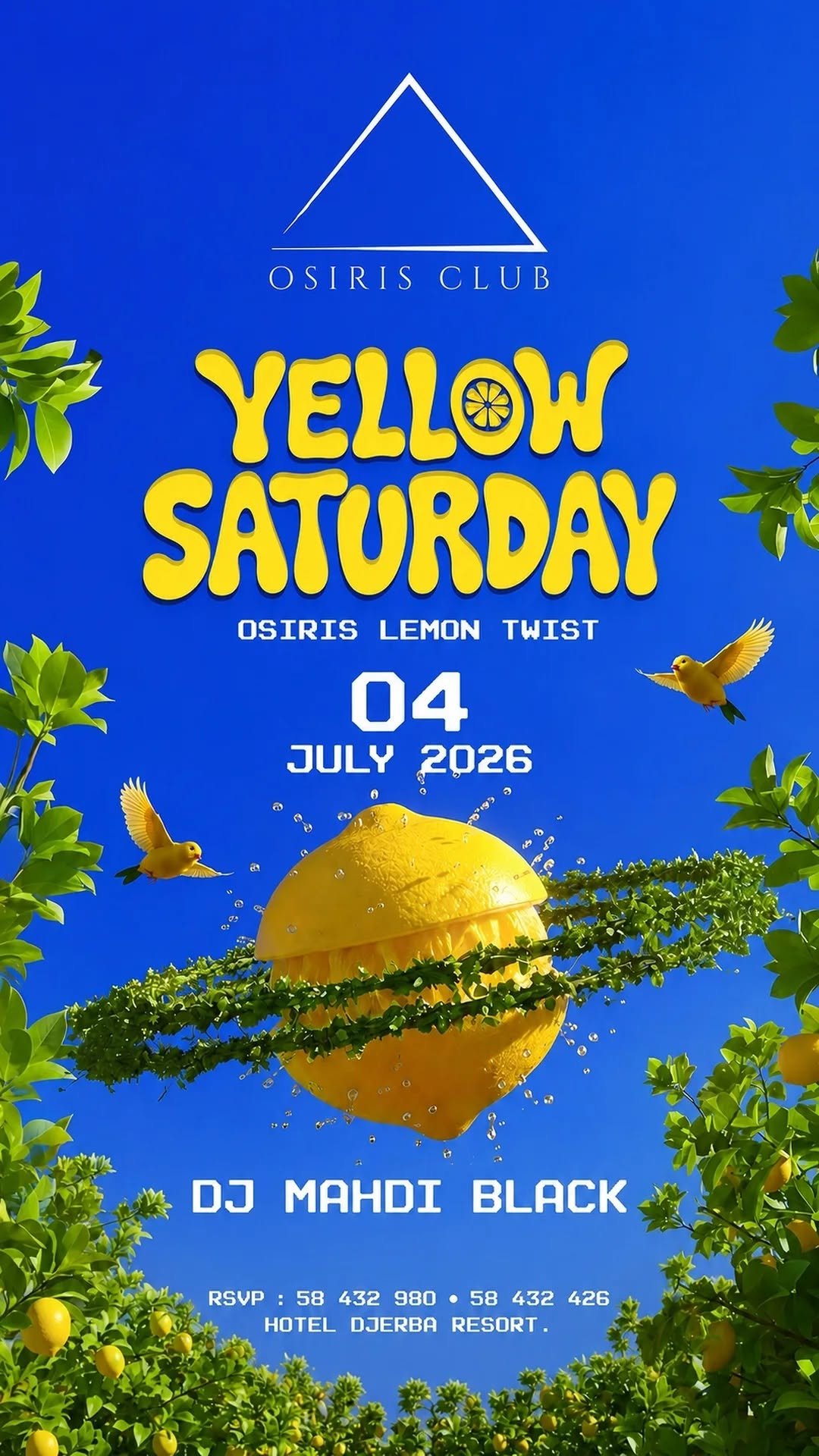 Osiris Club Djerba : Yellow Saturday