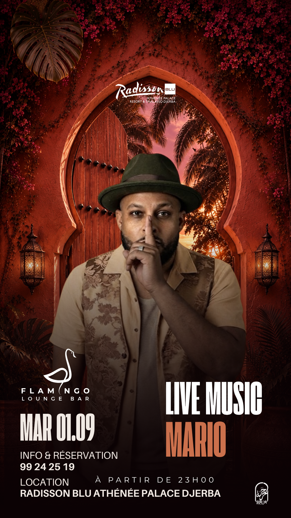 Flamingo Lounge Bar - Radisson Blu Djerba : Mario - Live Performance