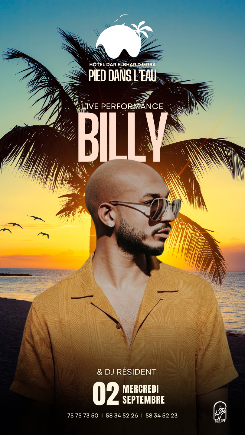 Hôtel Dar ElBhar : Billy - Live Performance