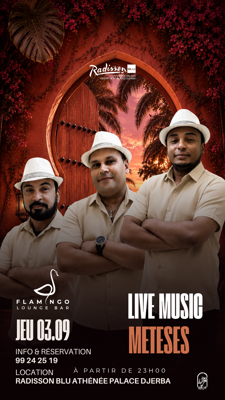 Flamingo Lounge Bar - Radisson Blu Djerba : Meteses - Live Performance