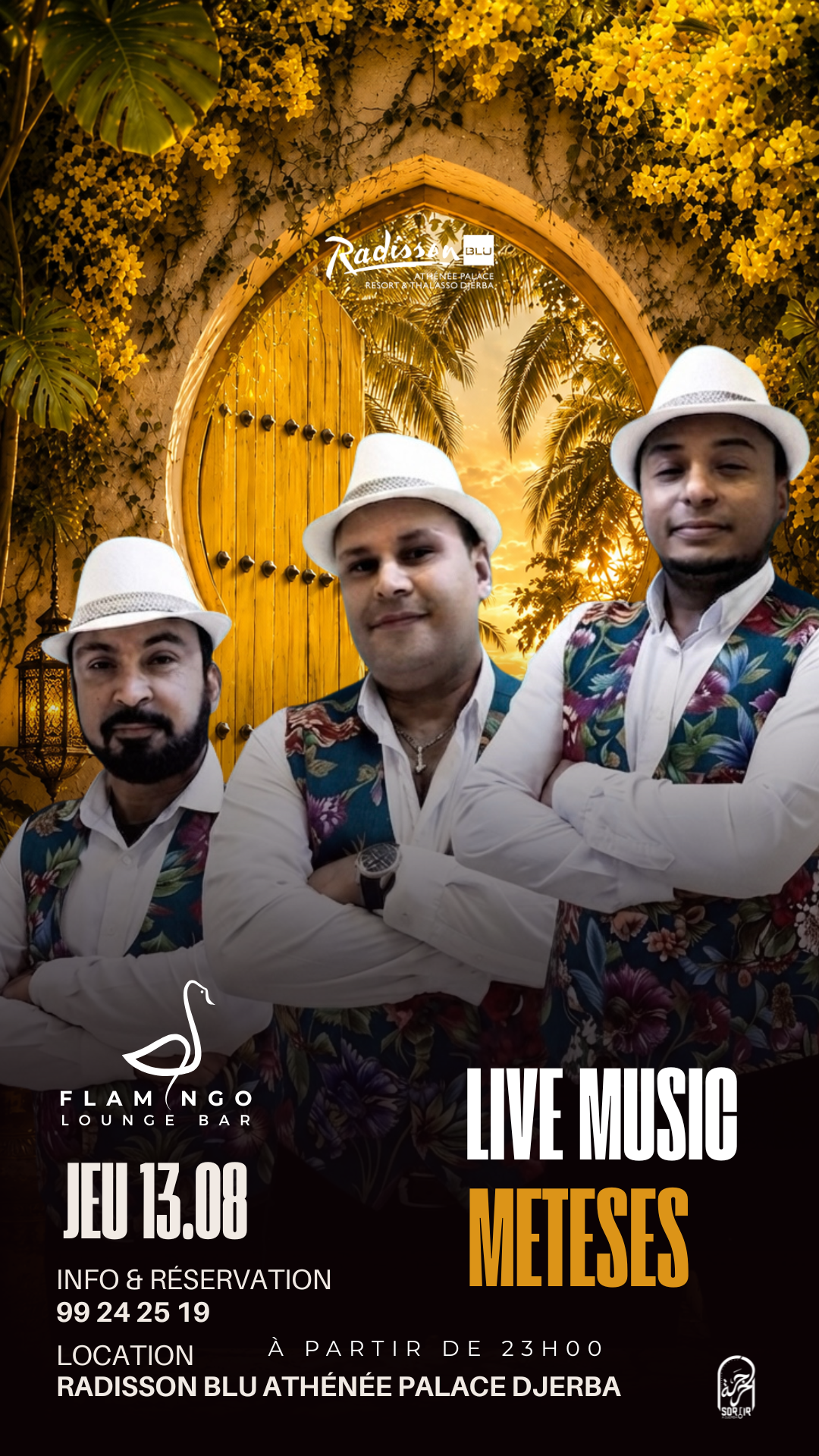 Flamingo Lounge Bar - Radisson Blu Djerba : Meteses - Live Performance