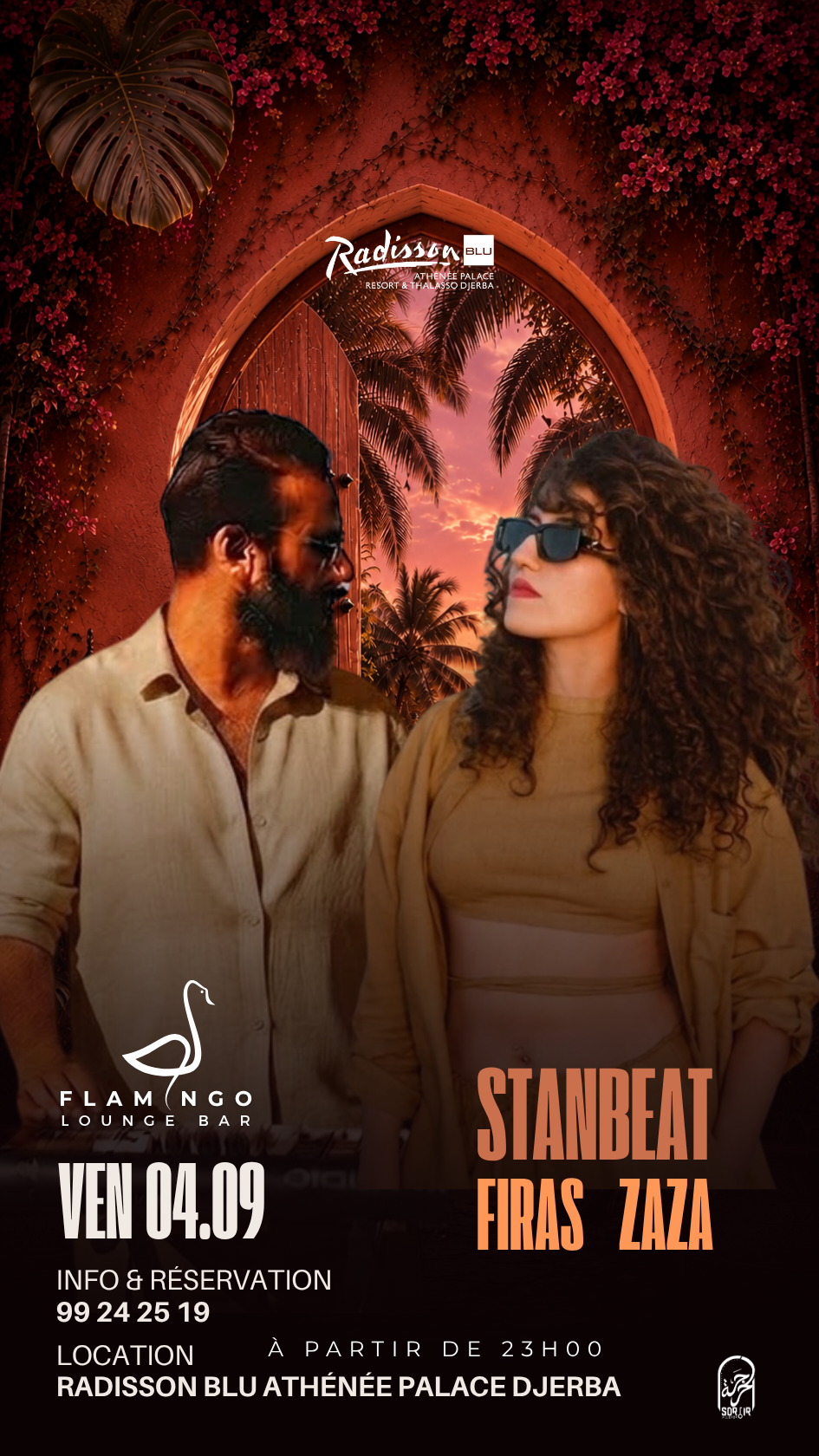 Flamingo Lounge Bar - Radisson Blu Djerba : Stanbeat Zaza & Firas - Live Performance