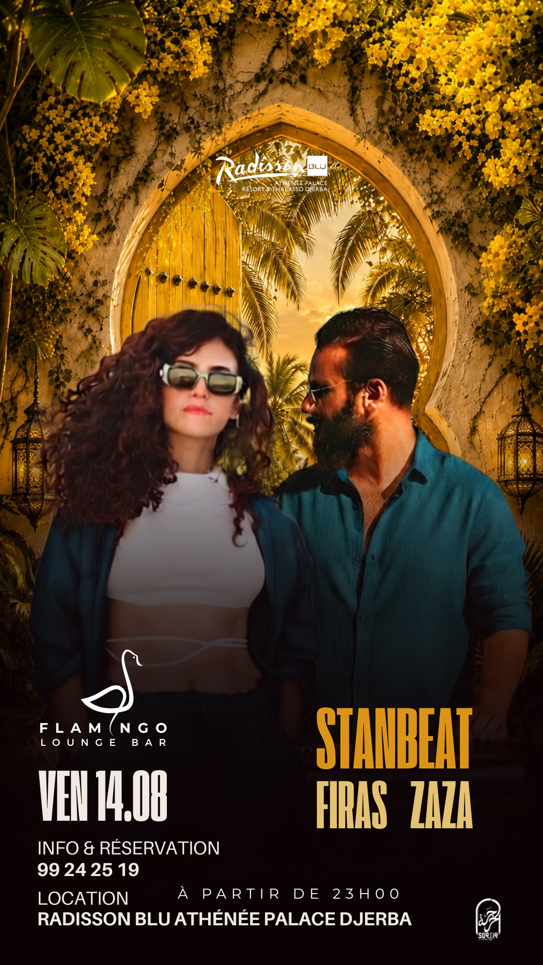Flamingo Lounge Bar - Radisson Blu Djerba : Stanbeat Zaza & Firas - Live Performance