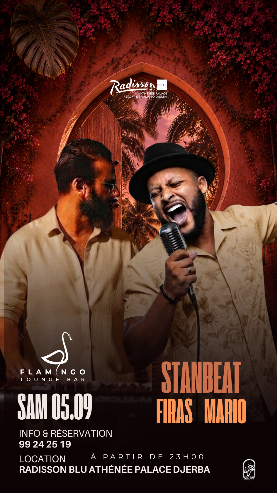Flamingo Lounge Bar - Radisson Blu Djerba : Stanbeat Mario & Firas - Live Performance