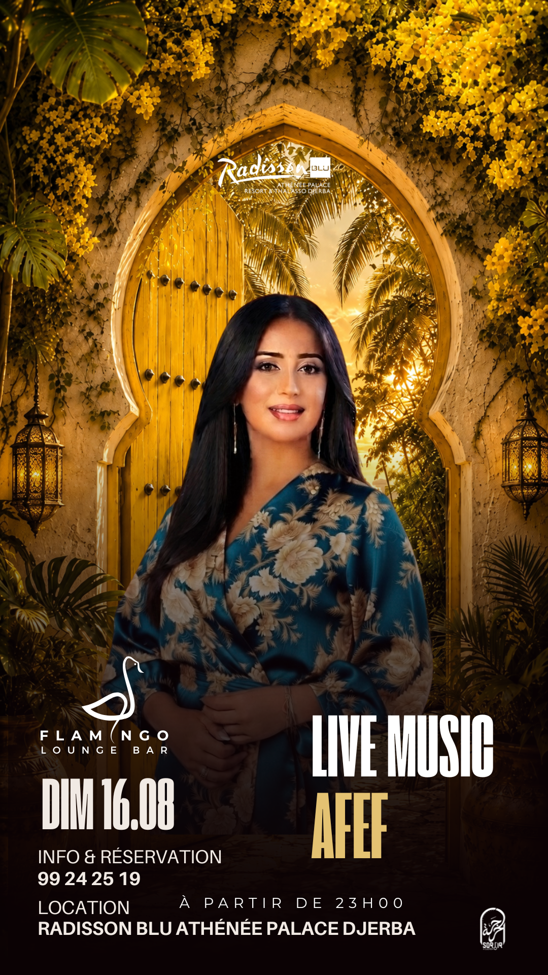 Flamingo Lounge Bar - Radisson Blu Djerba : Afef - Live Performance