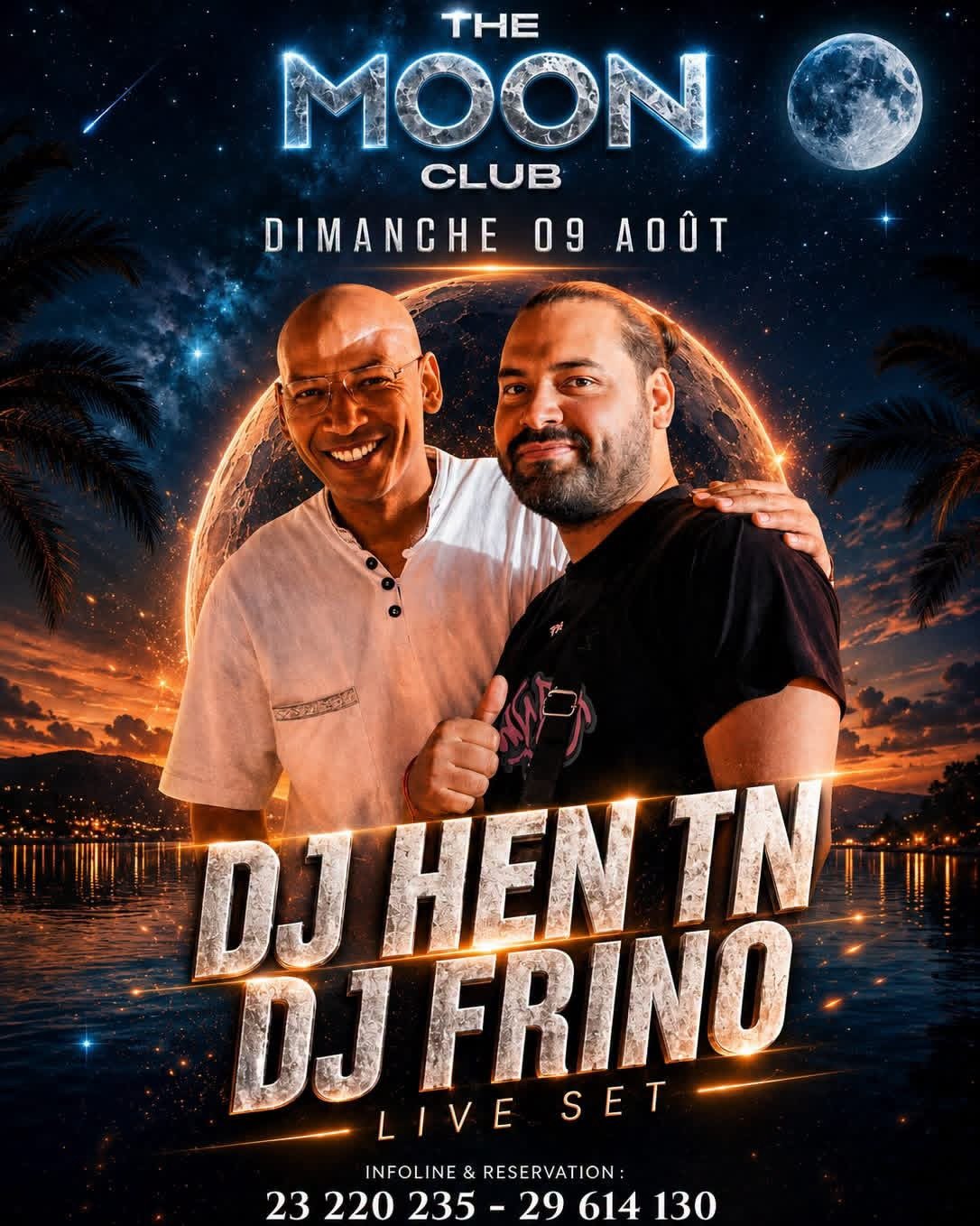 The Moon Club Djerba : Dj Frino & Dj Hen