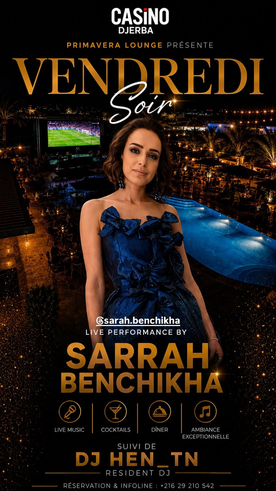 Le Grand Casino Djerba : Sarah Bench - Live Performance