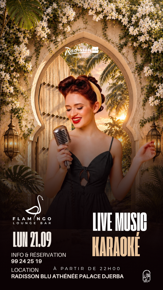 Flamingo Lounge Bar - Radisson Blu Djerba : Karaoké Night