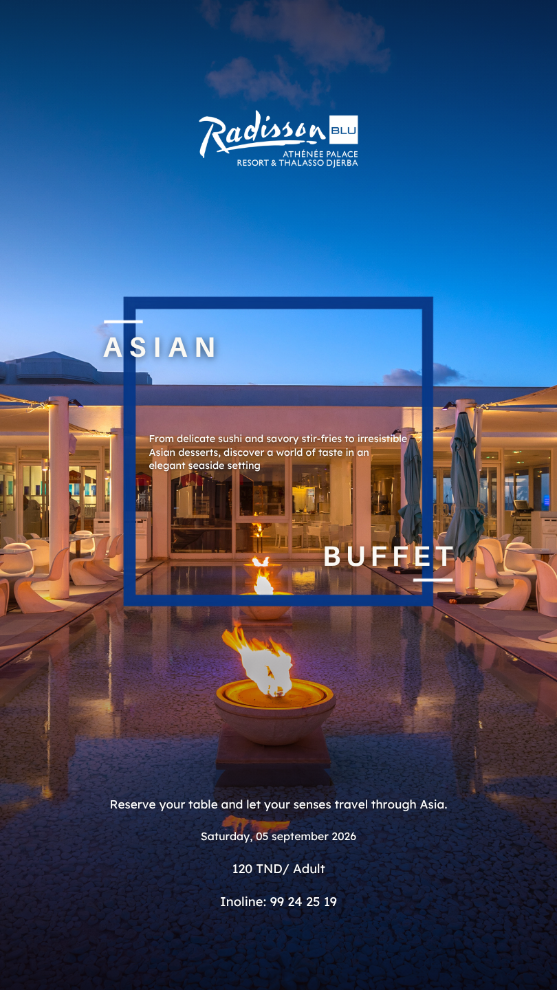 Asian Buffet au Radisson Blu Athénée Palace Djerba