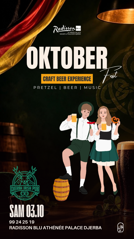 Djerba Irish Pub - Radisson Blu Djerba : Oktober Fest 2026