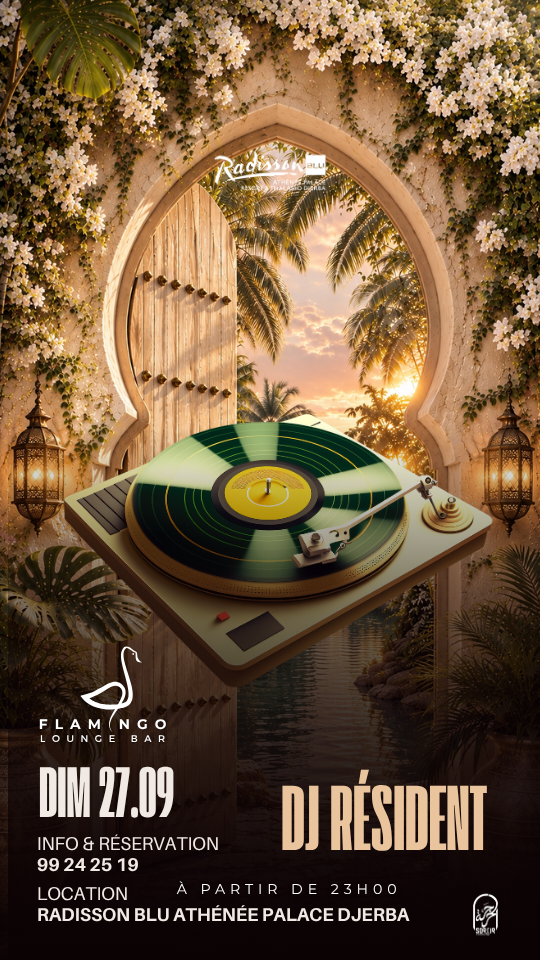 Flamingo Lounge Bar - Radisson Blu Djerba : Dj Résident